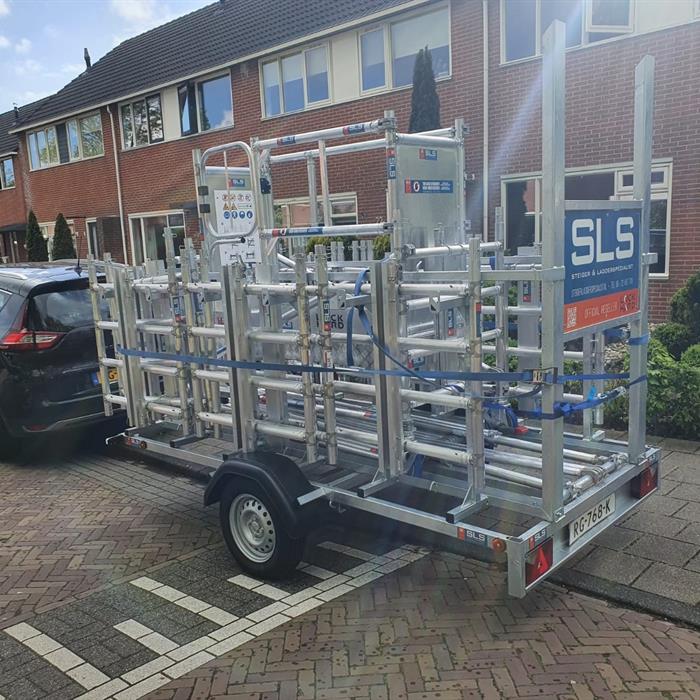 Mobile scaffold lift trailer type L/XL