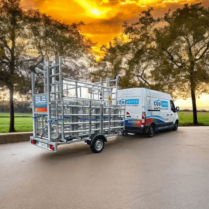 Mobile scaffold lift trailer type L/XL